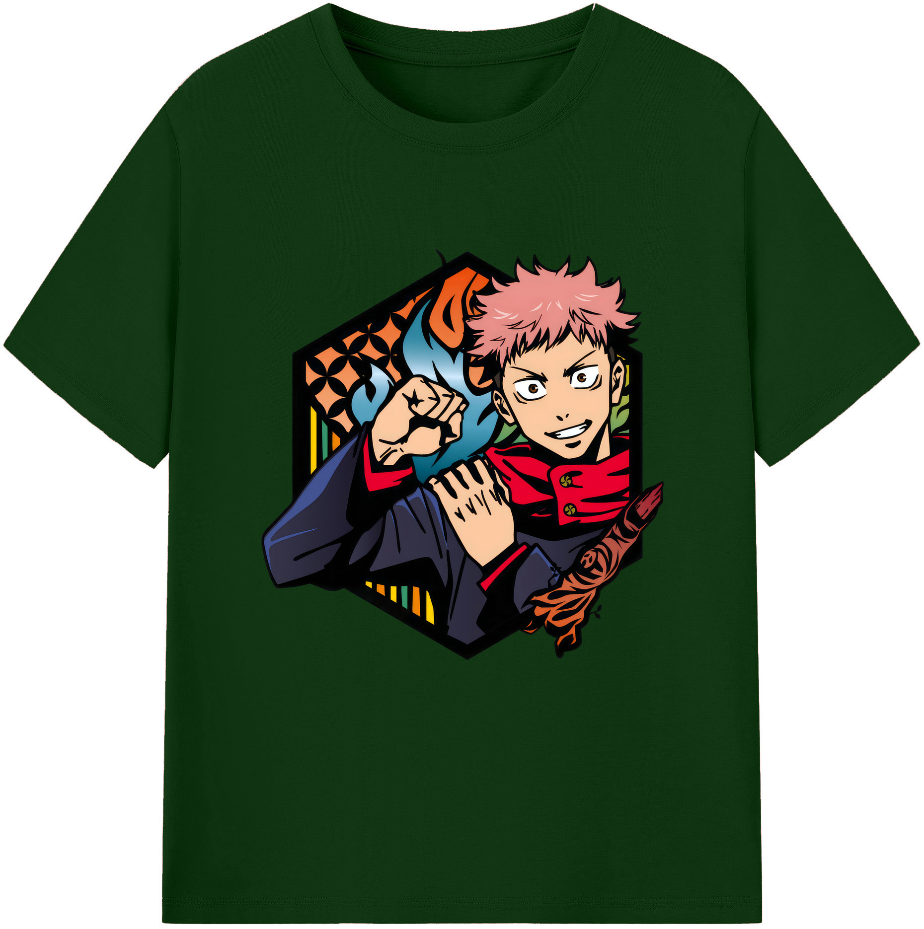 （画像用） 呪術廻戦 Jujutsu Kaisen 綿100％半袖Tシャツ（フロントプリント）